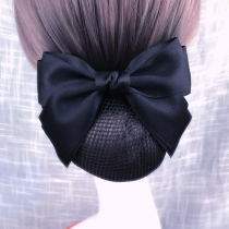 Professional floral headdress net pocket flight attendant work bow bank nurse hair net female flight attendant plate hair hotel waiter fine