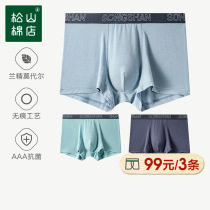 Songshan cotton shop breathable mens boxer briefs thin antibacterial modal youth incognito boxer shorts boys pants