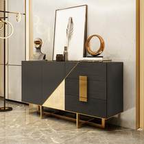 Italian entrance hall cabinet modern simple Villa living room decoration locker display cabinet master bedroom light luxury bucket cabinet