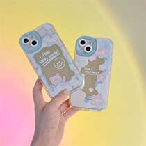 Mirror Cute Little Bear iPhone13promax Mobile Phone Shell New 7P Women in 11 Creative XR Applicable Apple 12
