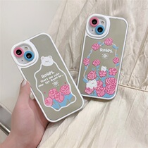 New mirror rose apple 13promax mobile phone shell XR creative 11 womens section 7 8P Applicable iPhone12