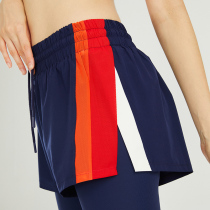 gymna retro college wind autumn winter sports casual leave two yoga outside wearing tight running training long pants women