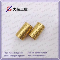 Bronze-based miniature ball cover D-SSBGS10-40 BGS SSBGS BYS SSBYS miniature ball bearing sleeve