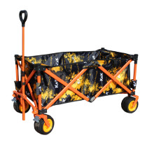 Luxury Fishing Chariot Multifunction Folding Hand Pull Cart Large Wheel Cross-country Black Pit Special Double Brake Pituitary Fishing Special Price