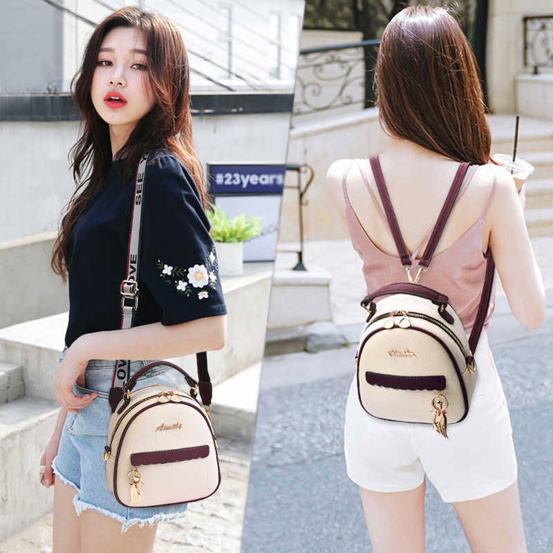 Shangxin Baggage Girl 2019 New Chaohua Version Baitie Single Shoulder Slant Backpack Double Shoulder Fashion ins Autumn and Winter