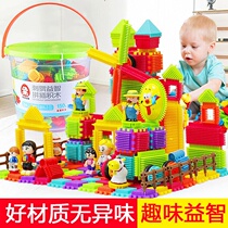 Comb hedgehog building blocks 3-6 years old thorn thorn puzzle assembly and insertion building blocks Mane large particles early education building blocks