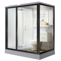  Integrated shower room Integrated bathroom Household wet and dry separation bath room Bathroom room Rural simple bath room