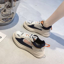 Fashion-Joker thick-soled Fashion dad shoes womens ins tide Fashion explosive shoes wild leisure sports