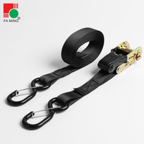 Off-road self-driving car Ratchet tensioner Binding belt Luggage tight fixing belt Cargo tensioner Small tight rope device