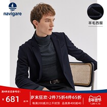 Navigare Italian small sailing wool suit men 2022 Spring and Autumn new leisure business single western coat