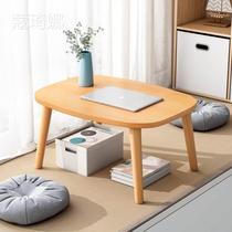 Japanese-style tatami small table home window sill low table sitting bedroom low coffee table square table Nordic bay window small coffee table