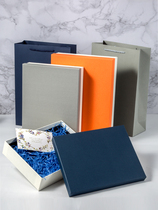 Birthday gift box rectangular packaging box Korean version of simple gift box custom clothes scarf 520 gift box empty box