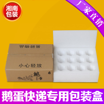6 12 24 Pearl cotton goose egg tray foam packaging box express special shockproof anti-drop carton carrying egg artifact