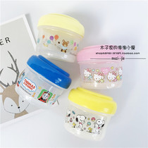 Spot Japan Snoopy Kitty Thomas baby snack box storage box sealed box made in Japan