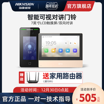 Hikvision Smart Face facial recognition building video intercom access control system video call remote door opening