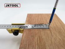 Steel ruler limit block brass positioning adjustment block woodworking ruler scribing line locator marking fixed stop