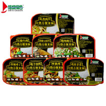 Deyi Green self-heating rice 420g * 4 boxes of self-heating instant food fast food self-cooked rice New date Rice