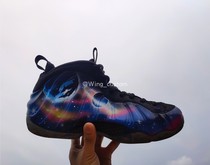 (Custom appreciation)Spray series sneakers custom universe starry sky Nebula theme DIY graffiti hand-painted basketball