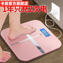 Weighing female dormitory small optional usb charging electronic weighing scale precision household health scale body scale