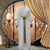 Mens robe traditional clothing retro Hanfu male ancient style student long shirt mens clothing photo Chinese style dance big sleeve