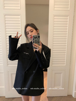 MLS Korean Ensemble Profile Superior Design Sense Suit Jacket Woman Spring Temperament Little Crowd 100 Hitch Casual Western Suit Blouse
