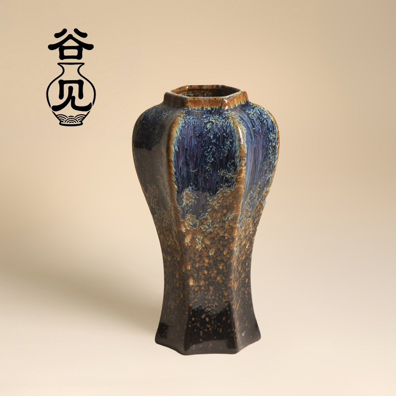 窑变蓝釉花瓶-窑变蓝釉花瓶促销价格、窑变蓝釉花瓶品牌- 淘宝