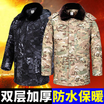 Camouflage military cotton coat men thick outdoor cotton coat warm military fan suit cotton suit cold storage overalls cotton jacket