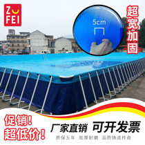 Outdoor large mobile bracket inflatable pool Swimming pool Engineering site water storage equipment Fish pond Water park