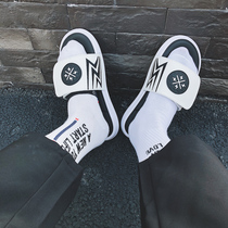 Slippers Male Summer Outwear National Tide Sports Basketball Casual Anti-Slip Magic Sticker Big Code 100 Hitch Lovers Cool Tug