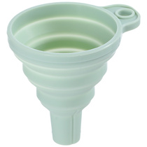 Kitchen folding telescopic funnel silicone household liquid separation small caliber oil filling cone oil spill bucket portable mini split