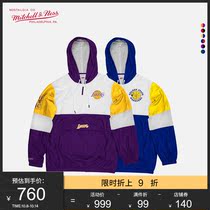 MitchellNess MN Team Bulls Lakers Raptors 76 etc Windproof Jacket Top Tan Coat Jacket