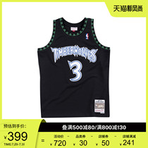 Mitchellness Mabry 97-98 Timberwolves SW Vintage Jersey MN basketball suit mesh vest tide