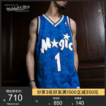 MitchellNess McGrady 00-01 magic SW retro jersey MN joint men and women loose basketball uniform tide