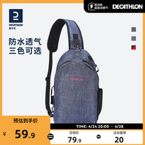 Decathlon Single Shoulder Bag Bag Male Road Subbag Travel Sports Portable Leisure Backpack Mini OVF