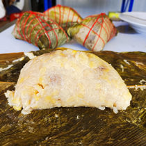 Guangxi Lingshan zongzi convenient instant salty zongzi chestnut mung bean meat zongzi handmade vacuum bulk fresh meat zongzi