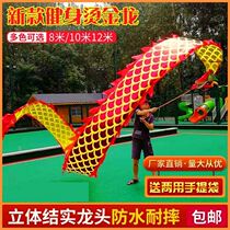 Square dance fitness dragon dance dragon sports flying dragon thrower with colorful band dragon dragon dragon dragon and dragon cloth props