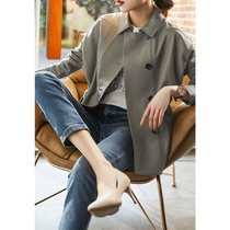 Laughing Han Pavilion autumn dress 2021 new women drawstring waist sheep coat women Spring and Autumn PYC362201AG