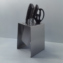 304 stainless steel tool holder storage rack minced bone knife holder kitchen mildew-proof vegetable knife holder non-knives 5-piece set