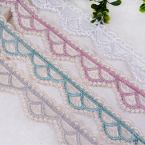 Lace lace mesh yarn embroidery skirt dress edge bedside sofa side handmade accessories curtain lace W-37