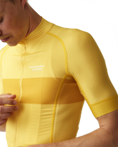 Danish PNS Team 2022 new bike short sleeve riding suit yellow splicing breathable blouses Italian fabric
