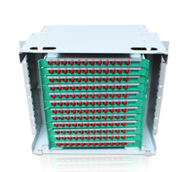 Telecom grade full FC SC LC144 core ODF optical fiber distribution frame 144 core rack ODF unit box
