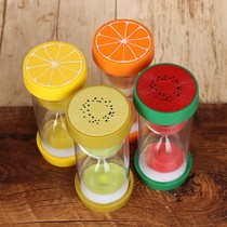 Hourglass Timer Children Learning Dedicated Anti-Fall Timing 30 min Time Fruit Streaming Sand Bottle Time Manager