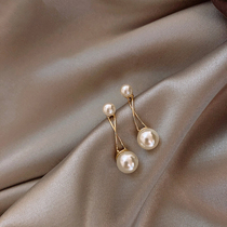 Ottles Discount Store Withdrawal Cabinet Clear Cabin Pick Up Leak 18K Gold Light And Luxurious Natural Pearl Earrings Outlets Women Accessories