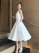 Ofenis Herben Wind Lions dress Women Summer Advanced senses Goddess Van sleeveless cashew Waist Dinner Gown Engagement Dresses