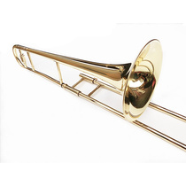 Professional flagship store performance brass imported tenor trombone instrument flat trombone