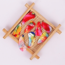 (Flagship Store) Guzheng Nail Children's Flat Thin Adult Color Practice Nail Small Medium 4 Bags