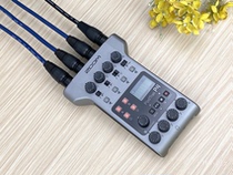 ZOOM PodTrak P4 professional podcast recorder 4 microphone input can be made sound card support Android iOS