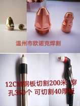 Plasma cutting gun head stainless steel also has P80 electrode nozzle