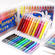 Morning light silky painting stick 24 colors student oil painting stick can be washed with bright colors Y3201 gift box painting brush