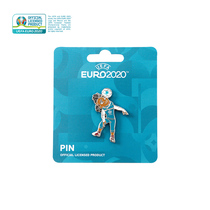 UEFA EURO 2020 European Cup official authorized Skillzy top ball football fan collection commemorative badge